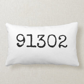 Rectangle Coussin de code postal personnalisé | Coussin pers