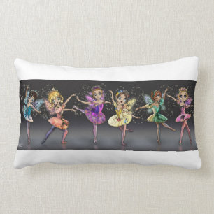 Rectangle Coussin de fées de ballet de beauté de sommeil