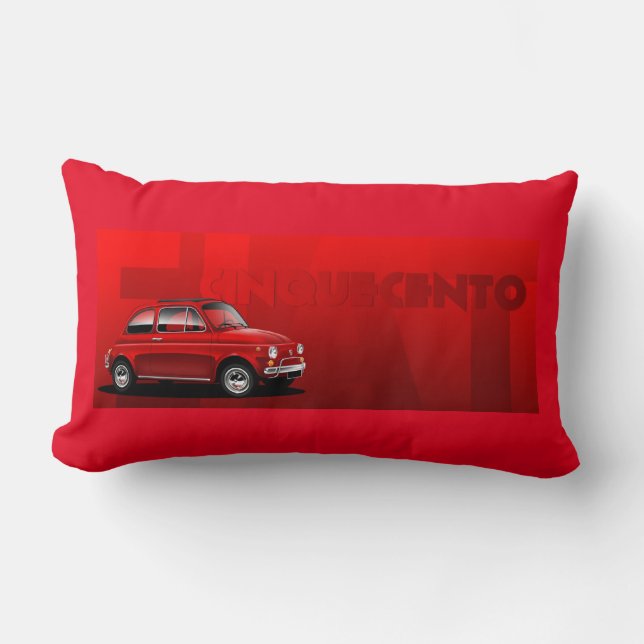 Rectangle Coussin de Fiat 500 (Recto)