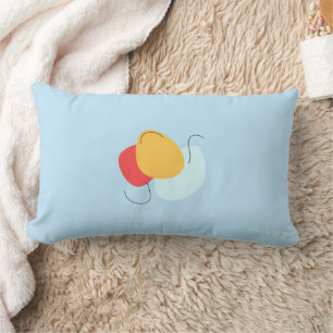 Rectangle Coussin de jet abstrait coloré