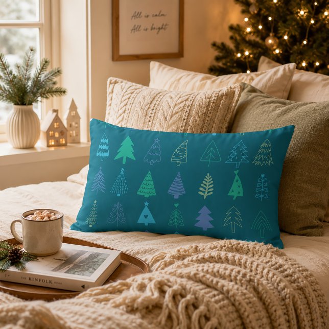 Rectangle Coussin de jet élégant de Noël classique (Cozy Corners for the Holiday Season)
