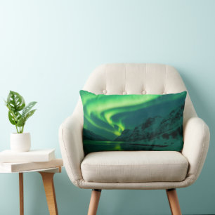 Rectangle Coussin de jeté Lombaire Lumières du Nord