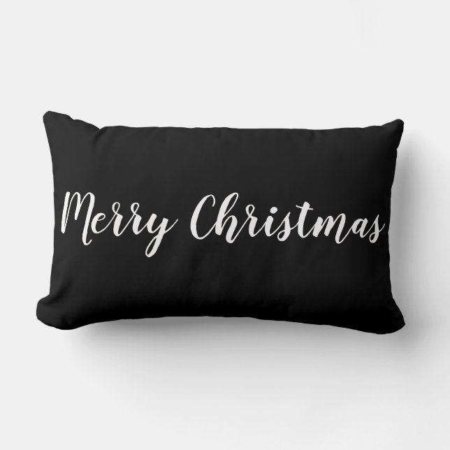 Rectangle Coussin de Joyeux Noël (Recto)