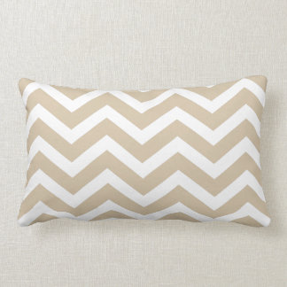 Rectangle Coussin de lancer de Chevron de sable