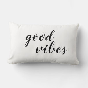 Rectangle Coussin de lancer Good Vibes