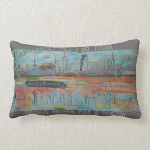 Rectangle Coussin de mariage de Seattle