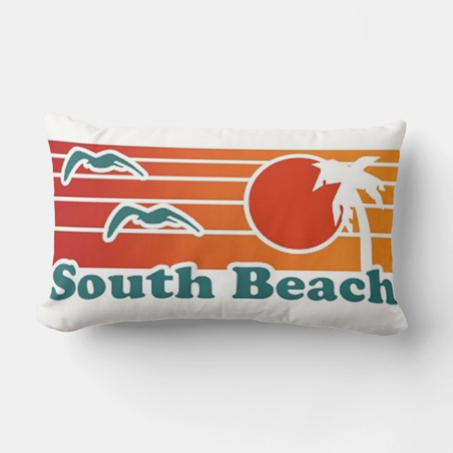 Rectangle Coussin de Miami South Beach (Recto)