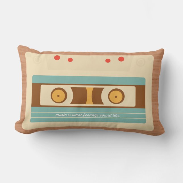 Rectangle coussin de mixtape (Recto)