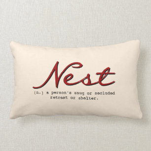 Rectangle Coussin de nid