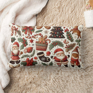 Rectangle Coussin de Noël animal Wonderland