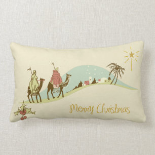 Rectangle Coussin de Noël de nativité