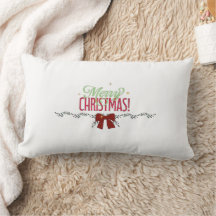 Coussin de Noël minimaliste