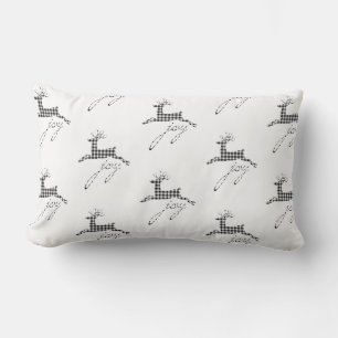 Rectangle Coussin de Noël - Plaid Joie Renne
