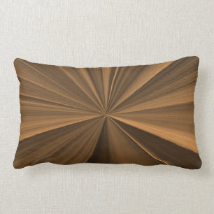 Rectangle Coussin de noeud de pincement de bronze et d'or
