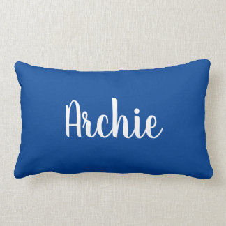 Rectangle Coussin de nom de marine