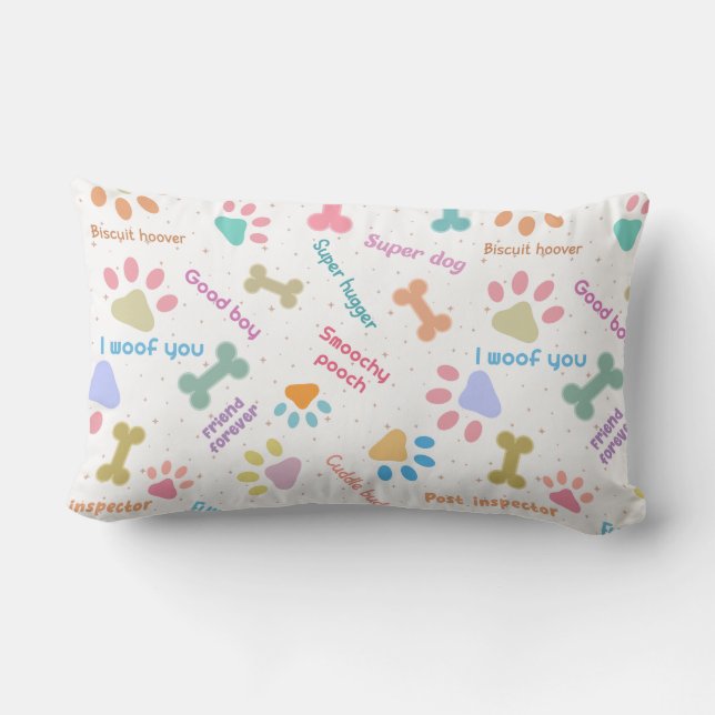 Rectangle Coussin de pooche lisse (Verso)