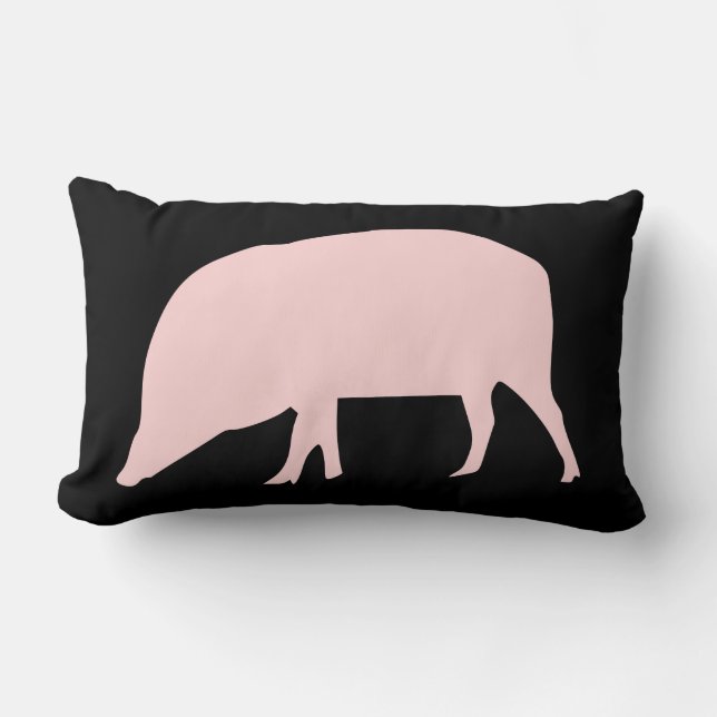 Rectangle Coussin de porc rose (Recto)