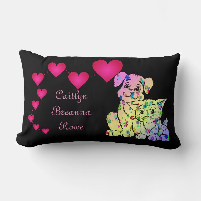 Rectangle Coussin de prière heure du coucher des enfants (Recto)