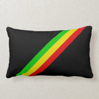 Coussin de rayures de Rasta