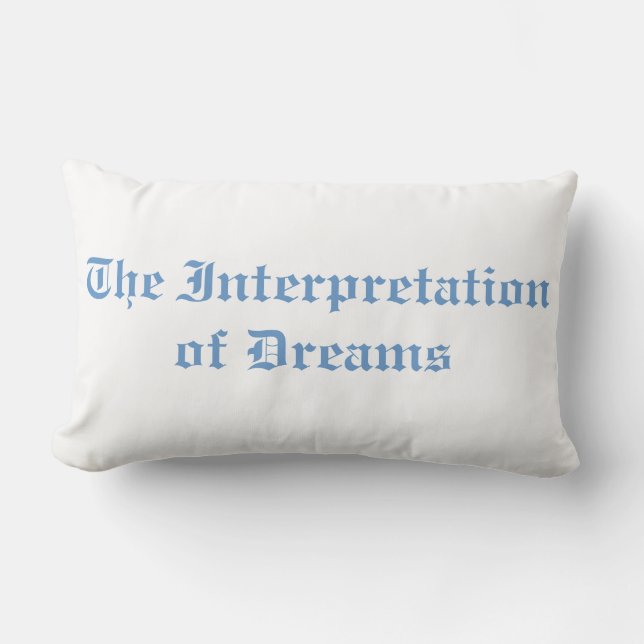 Rectangle Coussin de rêve de Freud (Recto)