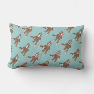 Rectangle Coussin de Sock Monkey Lumbar