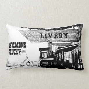 Rectangle Coussin de souvenir de Gulch de quartiers de porc