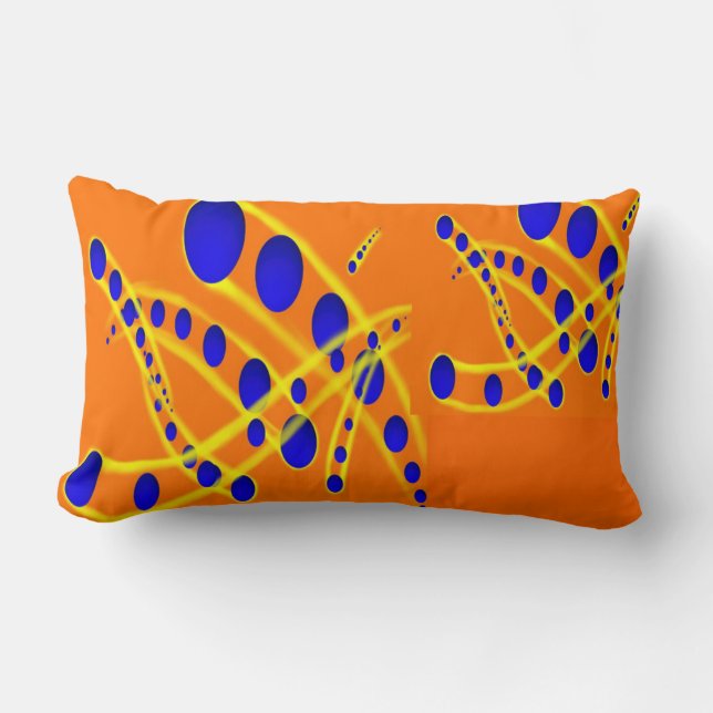 Rectangle Coussin de sphère d'atome (Recto)