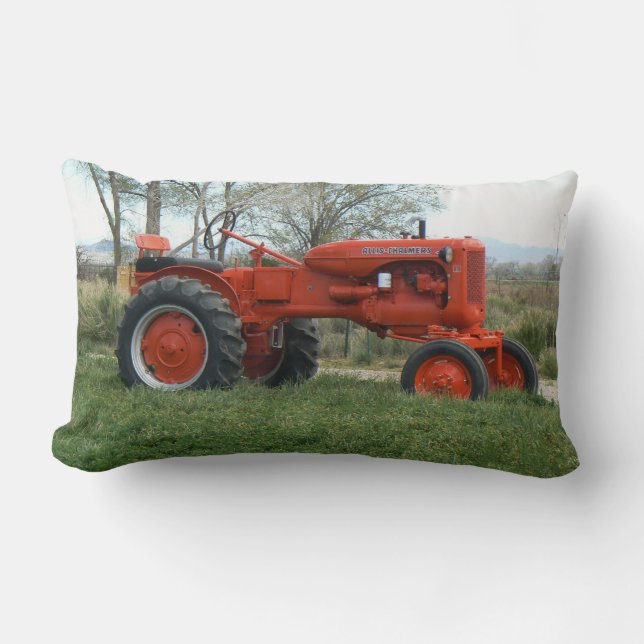 Rectangle Coussin de tracteur d'Allis Chalmer (Recto)