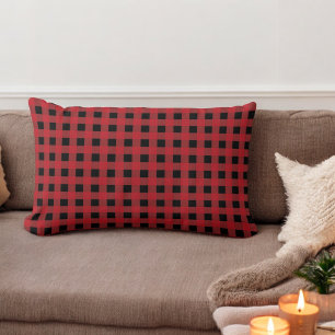 Rectangle Coussin de vacances Red Buffalo Plaid
