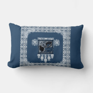 Rectangle coussin décorative vintage