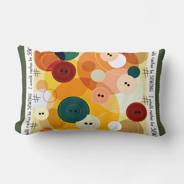 Rectangle Coussin des boutons de coupe (Recto)