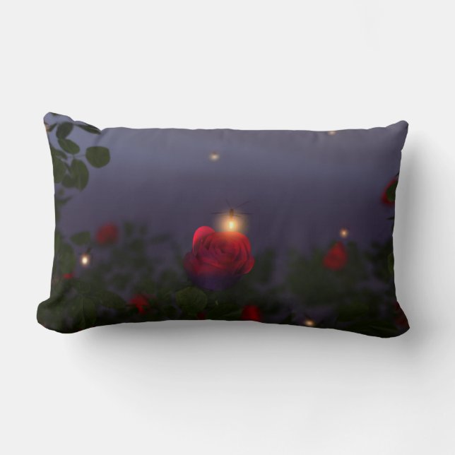 Rectangle Coussin des nuits d'été (Recto)