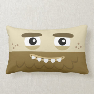 Rectangle Coussin d'homme des cavernes de BBSS (21" x13")