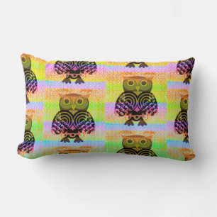 Rectangle coussin d'impression motif de choux coloré mignon