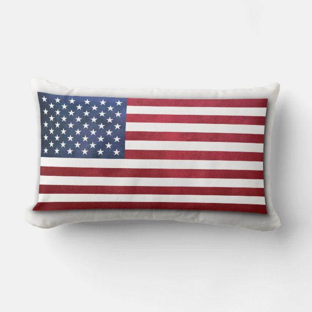 Rectangle Coussin du drapeau américain (Recto)