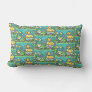 Rectangle Coussin DU  DU CHÂSSIS DU PRINTEMPS ET DU DUCK PRI