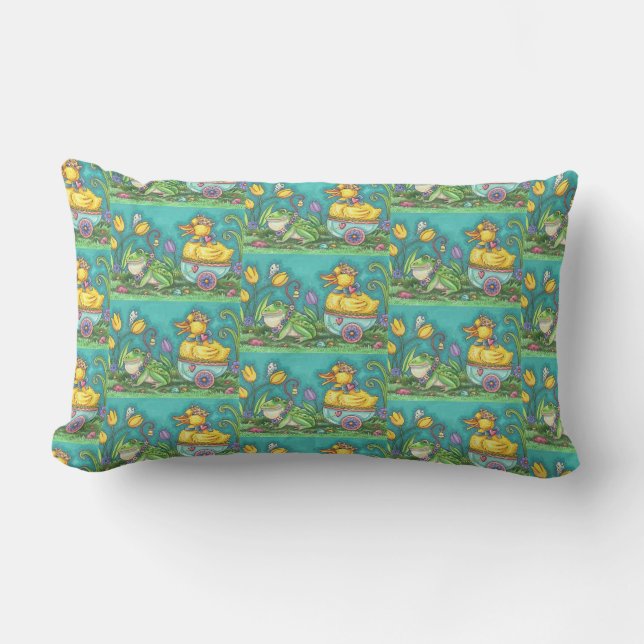 Rectangle Coussin DU  DU CHÂSSIS DU PRINTEMPS ET DU DUCK PRI (Recto)