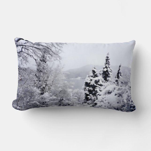 Rectangle Coussin du lac Nojiri (Recto)