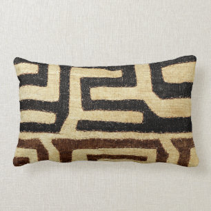 Rectangle Coussin en tissu Kuba, 8/18 Lumbar Lighter