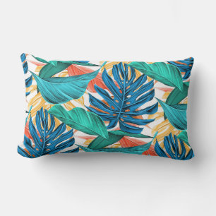 Rectangle Coussin Feuille tropical