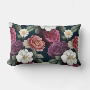 Rectangle Coussin Floral Lumbar