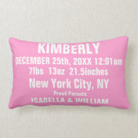 Coussin frais superbe personnalisable de bébé