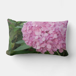 Rectangle Coussin Hydrangea Lumbar rose