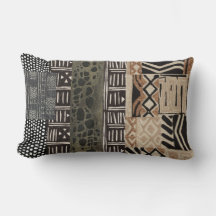 coussin lombaire au design ethnique