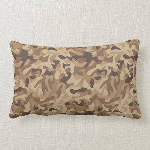 Rectangle Coussin lombaire de Camo de désert