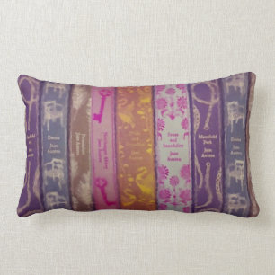 Rectangle Coussin lombaire de livres de Jane Austen