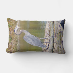 Rectangle Coussin lombaire double face de Blue Heron