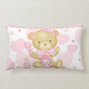 Rectangle Coussin lombaire d'ours de bébé