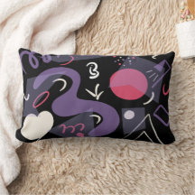 Coussin lombaire rétro, coloré et confortable
