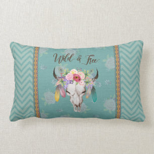 Rectangle Coussin lombaire sauvage et libre de Boho